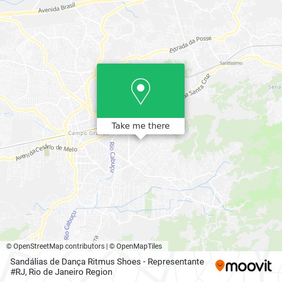 Sandálias de Dança Ritmus Shoes - Representante #RJ map