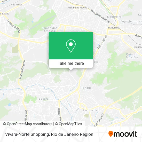Vivara-Norte Shopping map