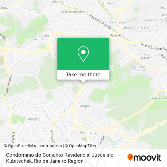 Condominio do Conjunto Residencial Juscelino Kubitschek map