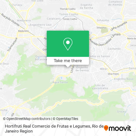 Hortifruti Real Comercio de Frutas e Legumes map