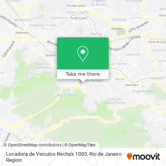 Locadora de Veiculos Rocha's 1000 map