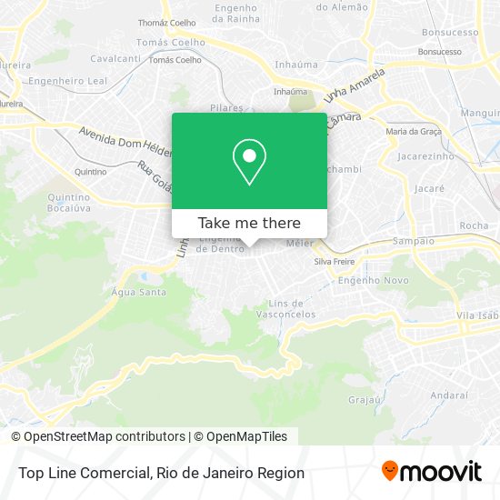 Top Line Comercial map