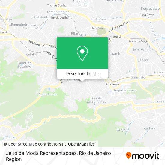 Jeito da Moda Representacoes map