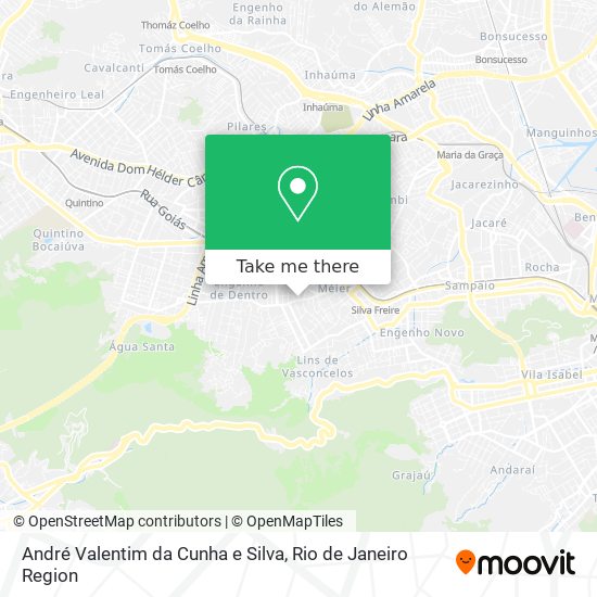 André Valentim da Cunha e Silva map