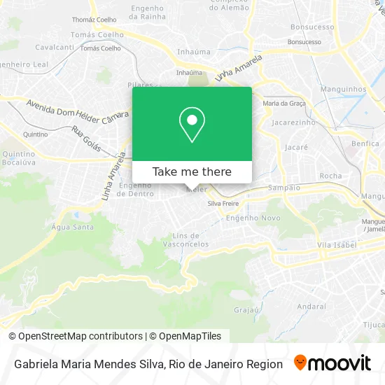 Gabriela Maria Mendes Silva map
