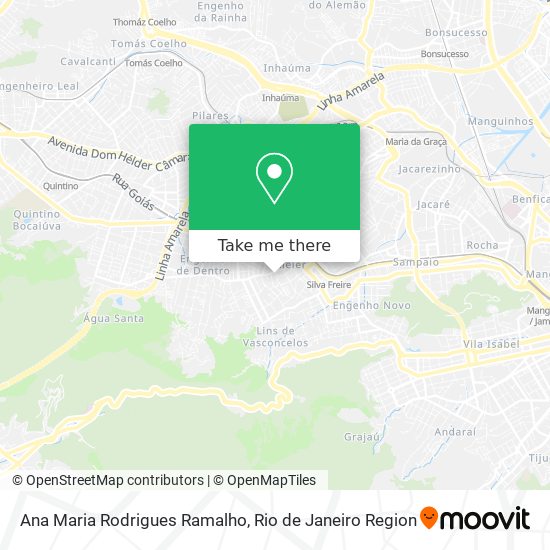 Ana Maria Rodrigues Ramalho map