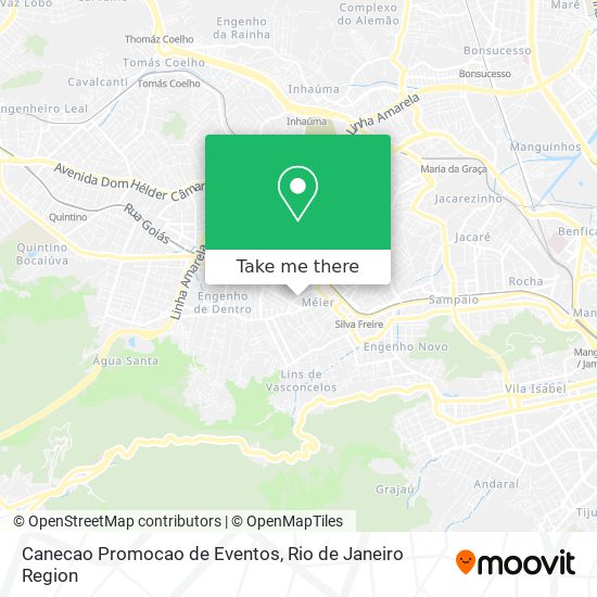 Mapa Canecao Promocao de Eventos