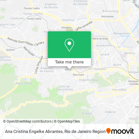 Ana Cristina Engelke Abrantes map