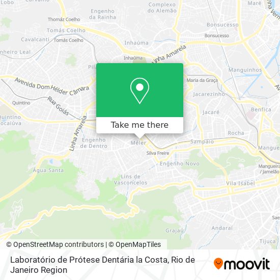 Laboratório de Prótese Dentária la Costa map
