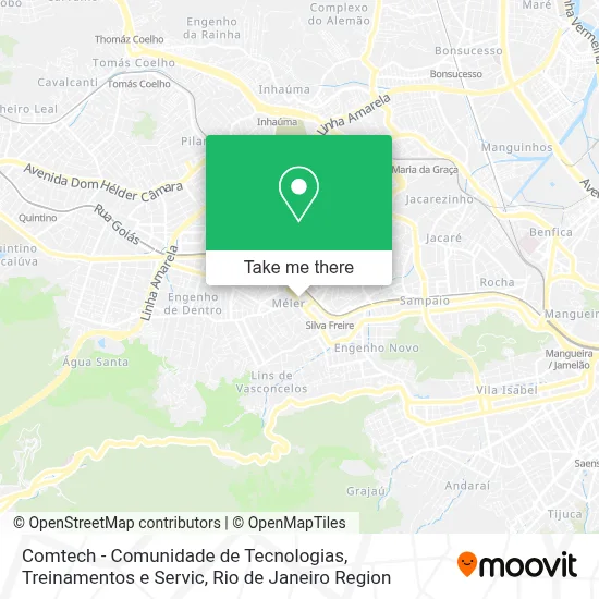 Comtech - Comunidade de Tecnologias, Treinamentos e Servic map