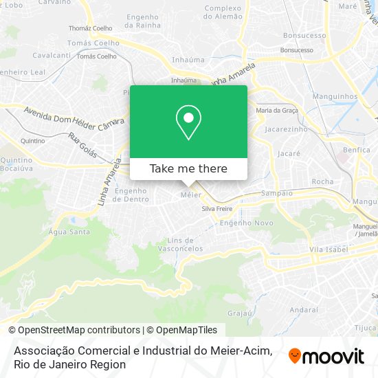 Associação Comercial e Industrial do Meier-Acim map