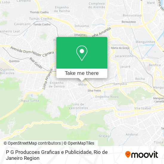 P G Producoes Graficas e Publicidade map