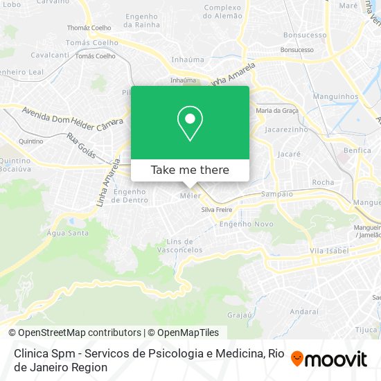 Clinica Spm - Servicos de Psicologia e Medicina map