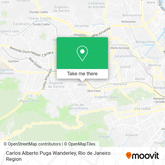 Carlos Alberto Puga Wanderley map