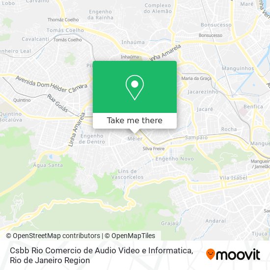 Csbb Rio Comercio de Audio Video e Informatica map