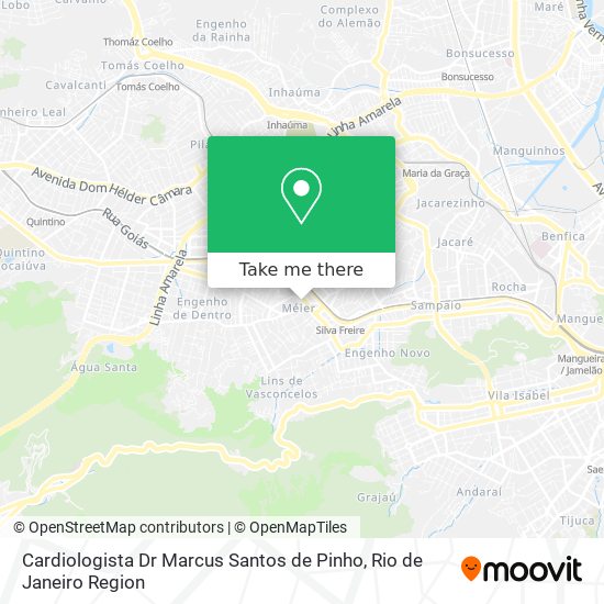 Cardiologista Dr Marcus Santos de Pinho map