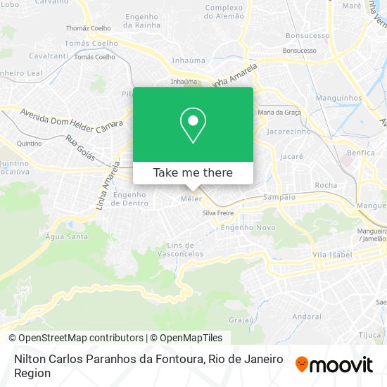 Nilton Carlos Paranhos da Fontoura map