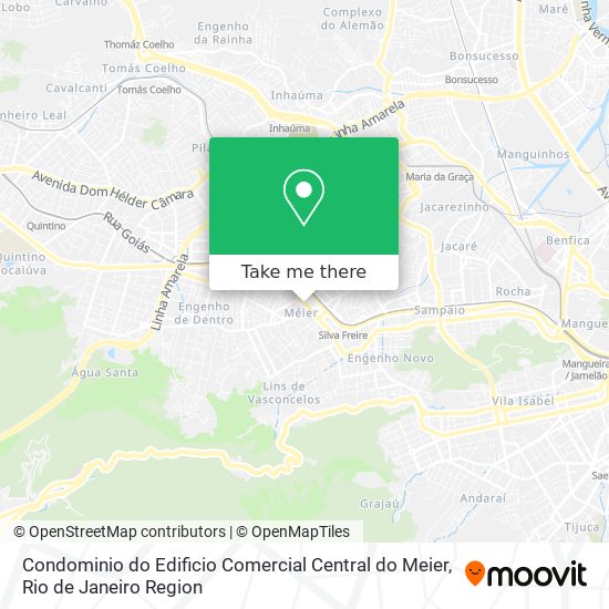 Condominio do Edificio Comercial Central do Meier map