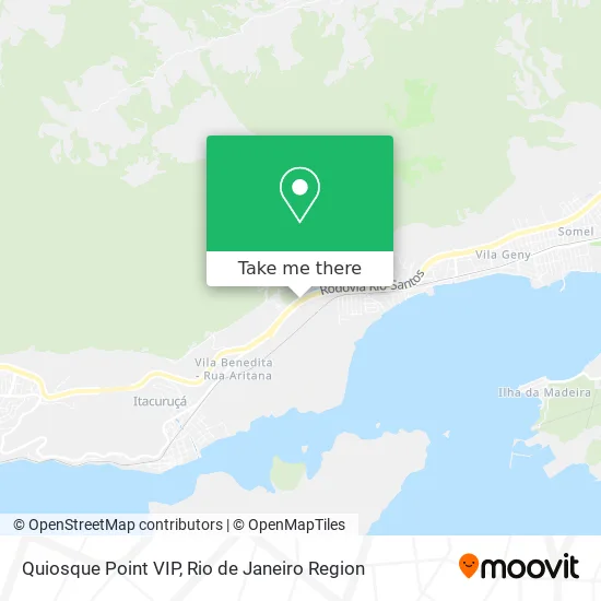 Quiosque Point VIP map