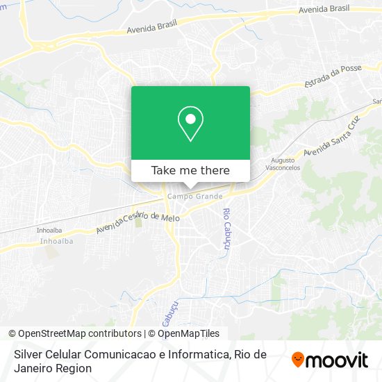 Mapa Silver Celular Comunicacao e Informatica