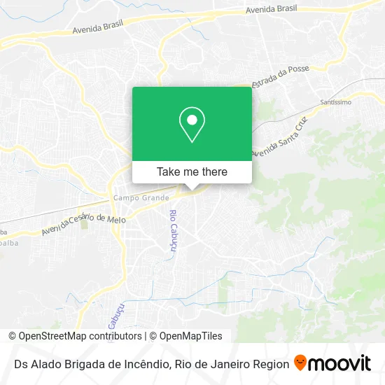Ds Alado Brigada de Incêndio map