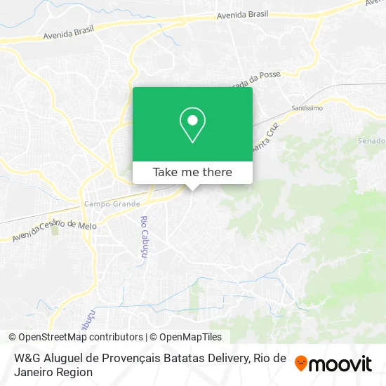 W&G Aluguel de Provençais Batatas Delivery map
