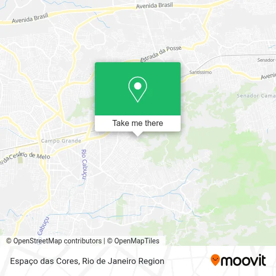 Espaço das Cores map