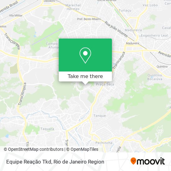 Equipe Reação Tkd map