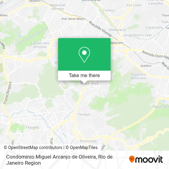 Condomínio Miguel Arcanjo de Oliveira map