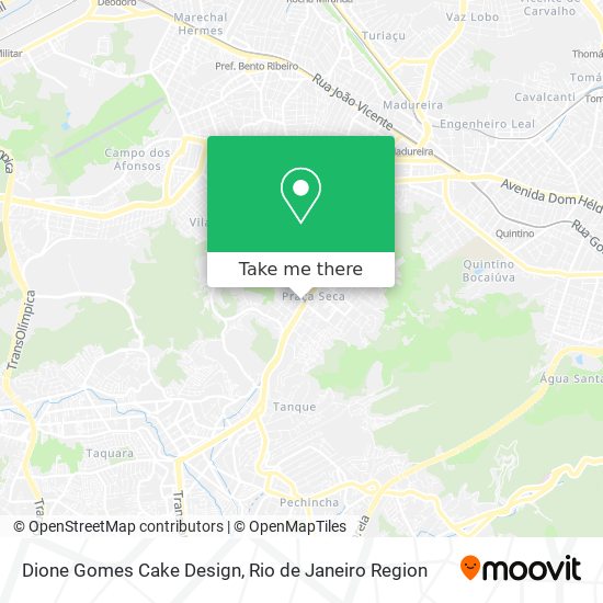 Dione Gomes Cake Design map