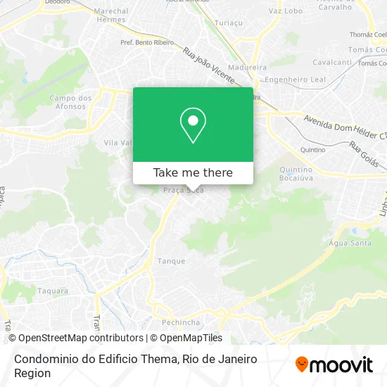 Condominio do Edificio Thema map