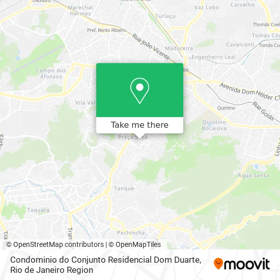 Condominio do Conjunto Residencial Dom Duarte map