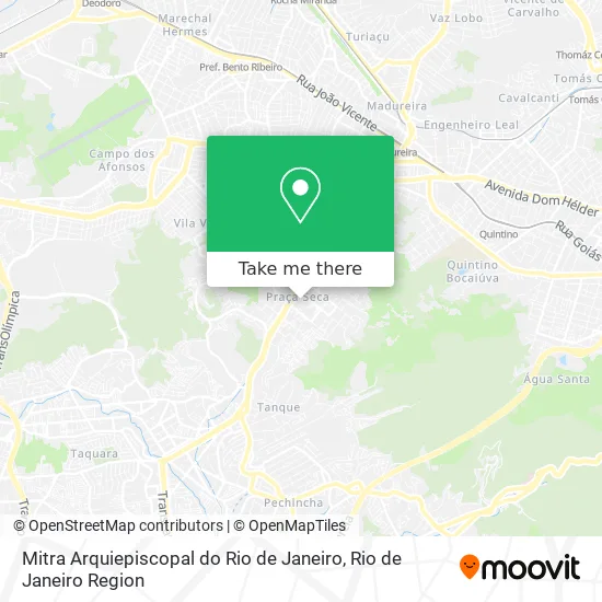 Mitra Arquiepiscopal do Rio de Janeiro map