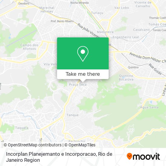 Incorplan Planejemanto e Incorporacao map