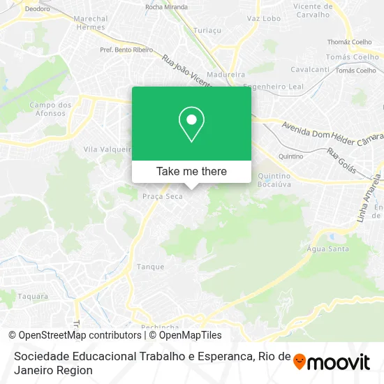 Sociedade Educacional Trabalho e Esperanca map