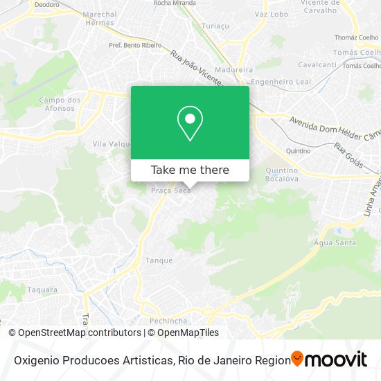 Mapa Oxigenio Producoes Artisticas