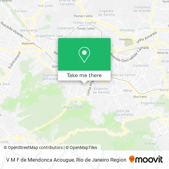 V M F de Mendonca Acougue map