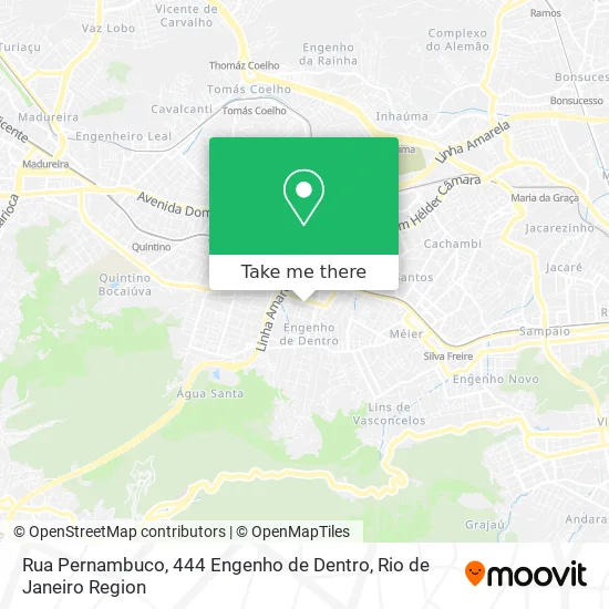 Rua Pernambuco, 444 Engenho de Dentro map