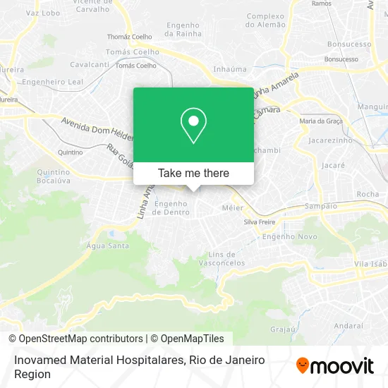 Inovamed Material Hospitalares map