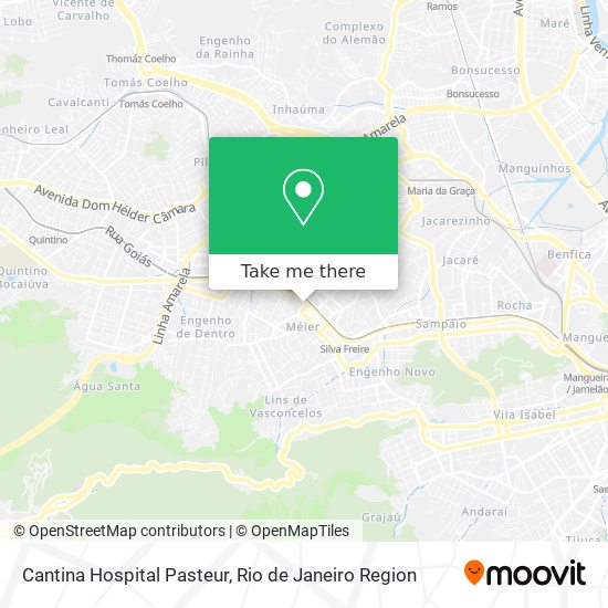Cantina Hospital Pasteur map