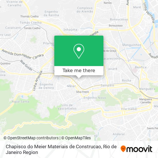 Chapisco do Meier Materiais de Construcao map