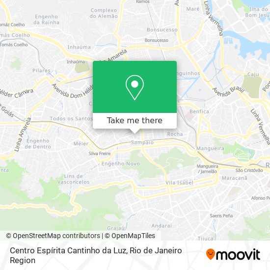 Centro Espírita Cantinho da Luz map