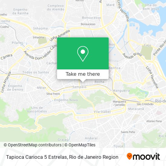 Tapioca Carioca 5 Estrelas map
