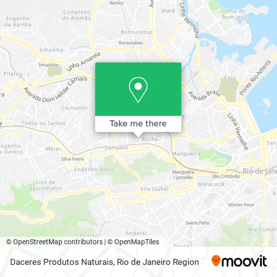 Daceres Produtos Naturais map