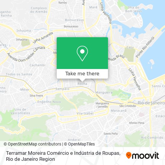 Terramar Moreira Comércio e Indústria de Roupas map