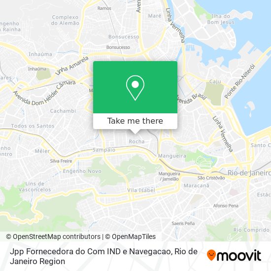 Jpp Fornecedora do Com IND e Navegacao map