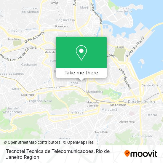 Mapa Tecnotel Tecnica de Telecomunicacoes