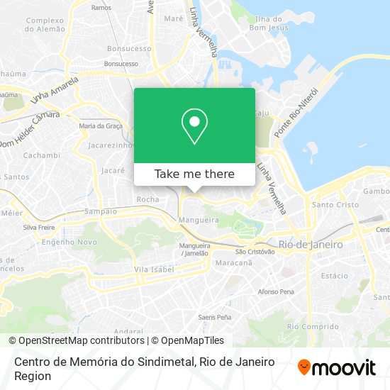 Centro de Memória do Sindimetal map