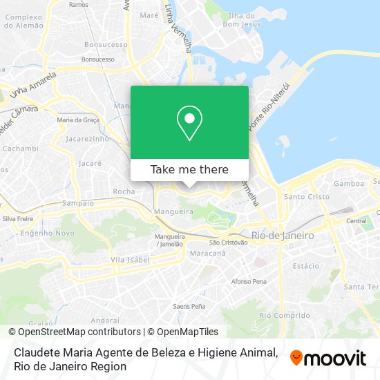 Claudete Maria Agente de Beleza e Higiene Animal map