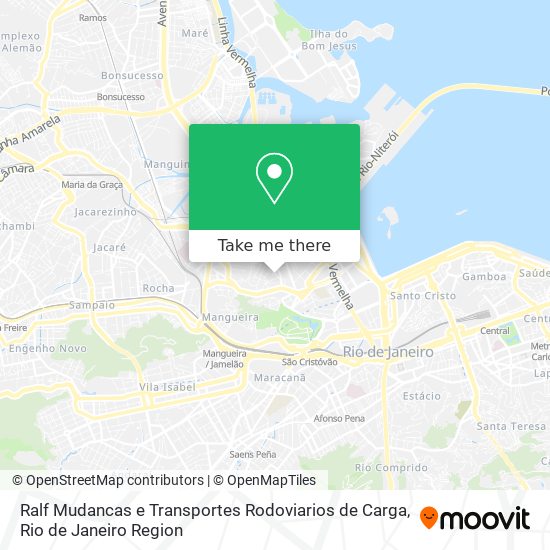 Ralf Mudancas e Transportes Rodoviarios de Carga map
